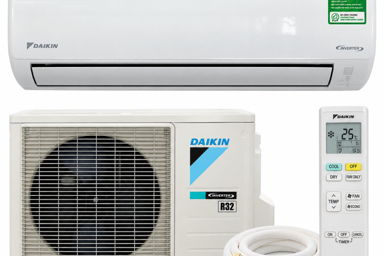 Máy Lạnh Daikin Inverter 1 HP Thanh Lý – Giải Pháp Tiết Kiệm Cho Không Gian Nhỏ