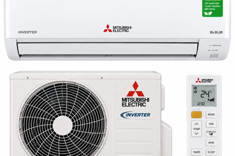Máy Lạnh Mitsubishi Inverter 1 HP – Làm Lạnh Êm Ái, Tiết Kiệm Điện