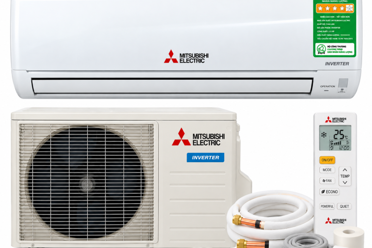 Máy Lạnh Mitsubishi Inverter 2.5 HP Chính Hãng – Giải Pháp Làm Mát Cho Không Gian Lớn